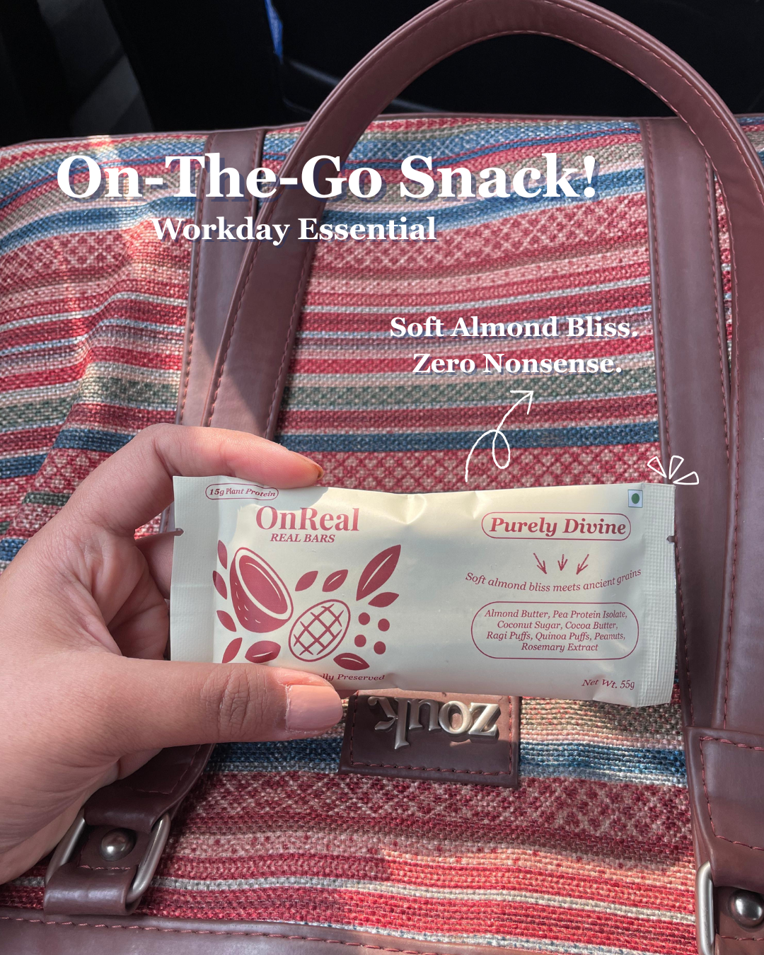 purely divine protein bar